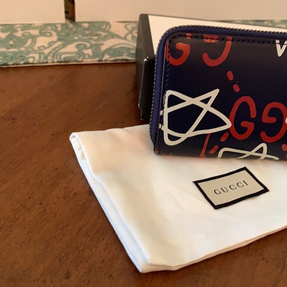 Gucci Ghost Card Case Wallet - Picture 3 of 5